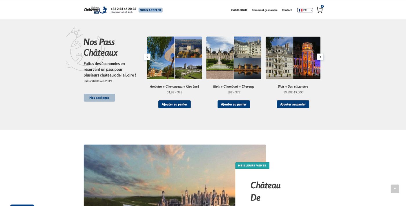 Tickets Châteaux