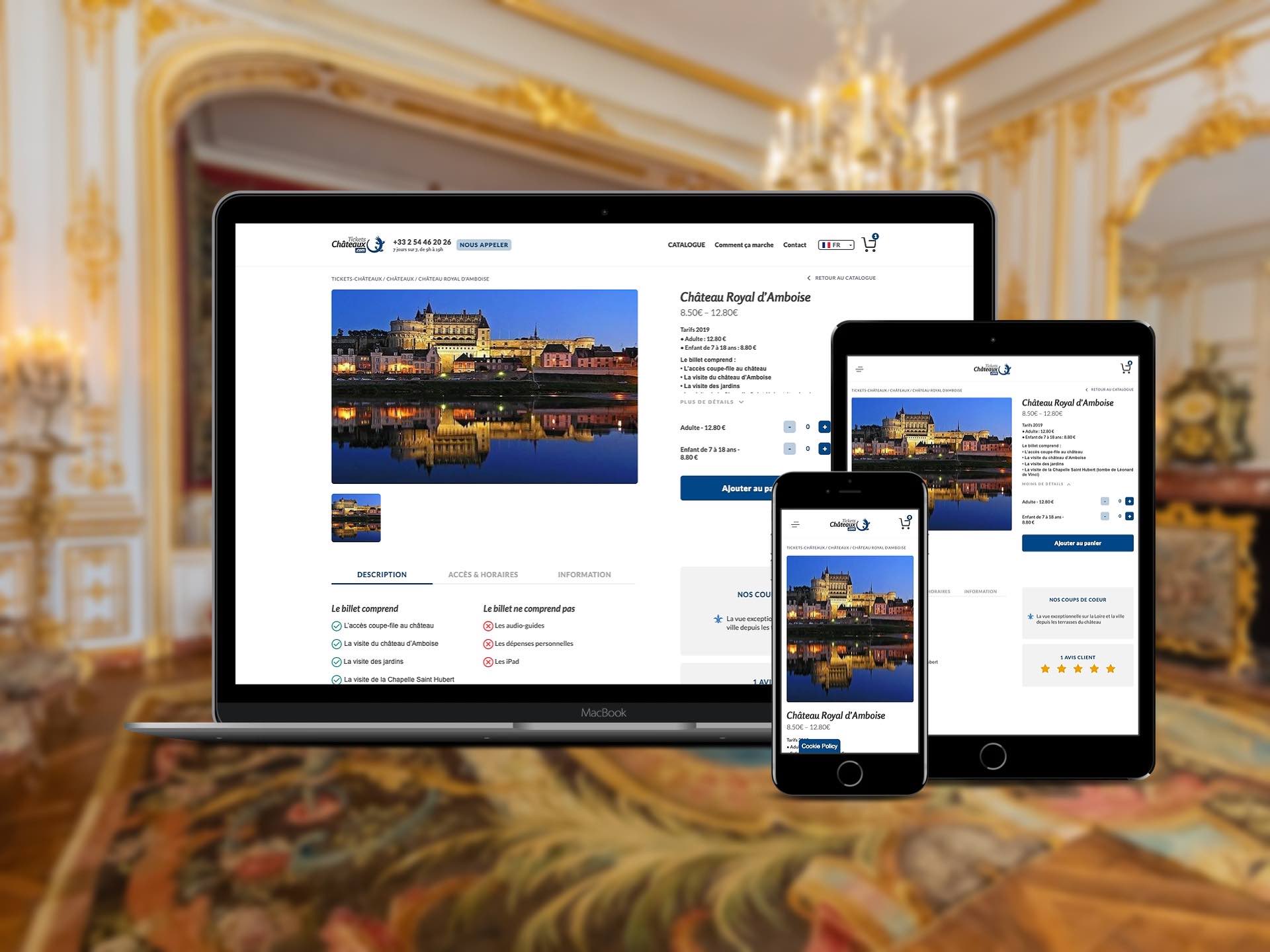 Tickets Châteaux
